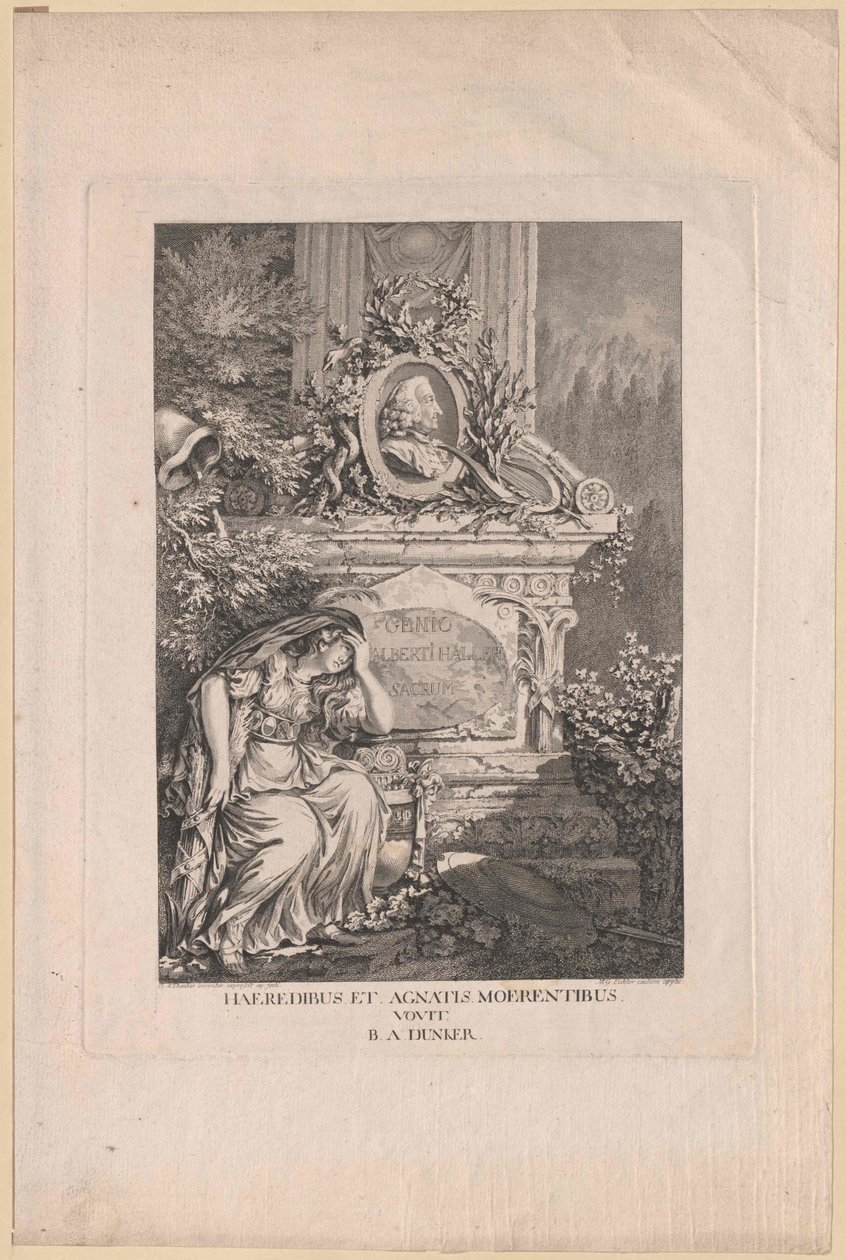 Albrecht von Haller autorstwa Artist Unknown