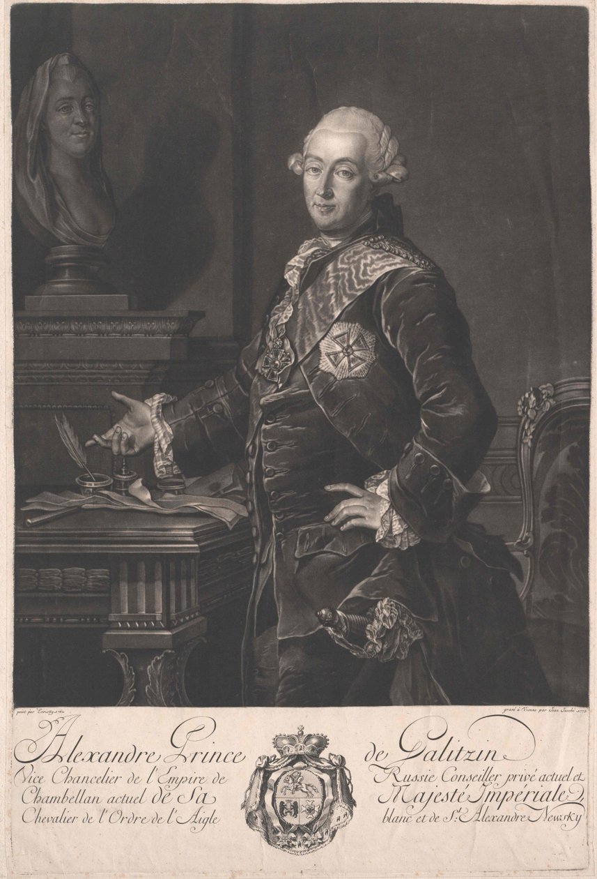 Aleksander hrabia Galitzin autorstwa Artist Unknown