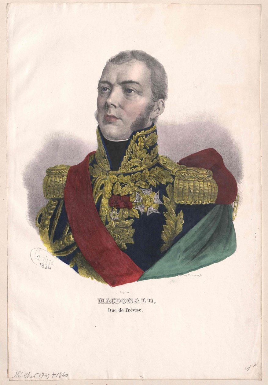 Alexandre MacDonald (druk) autorstwa Artist Unknown