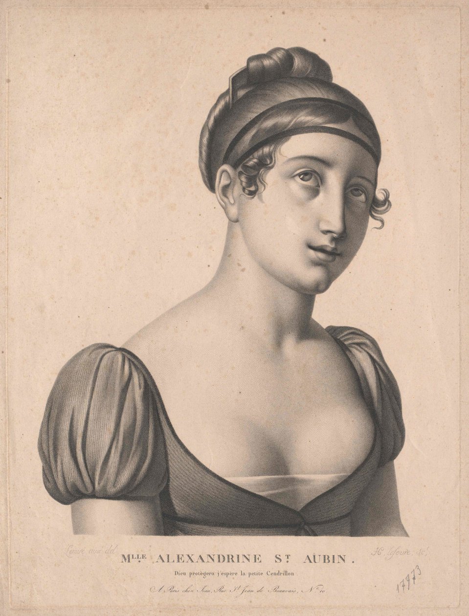 Alexandrine (1793-1867) Saint-Aubin autorstwa Artist Unknown