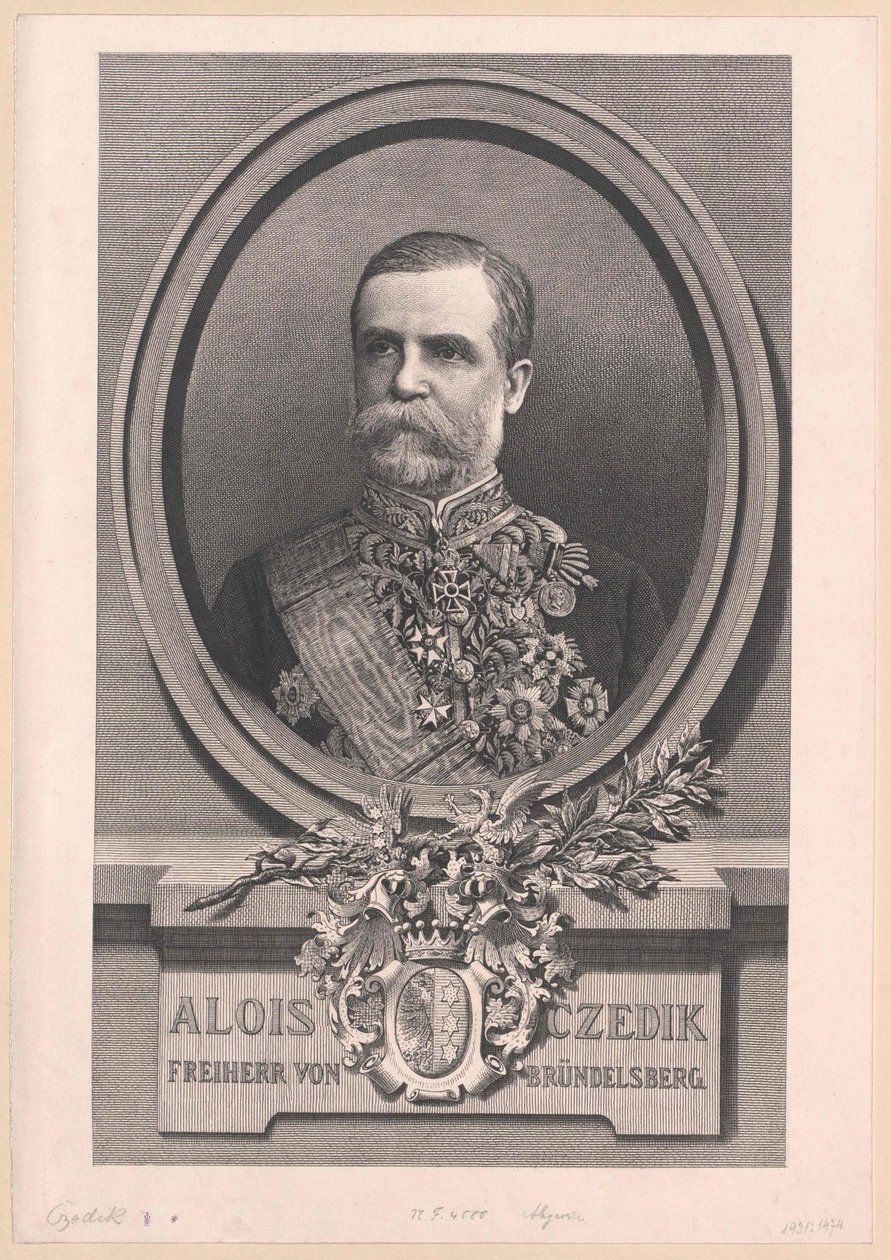 Alojzy baron Czedik-Bruendelsberg (druk) autorstwa Artist Unknown
