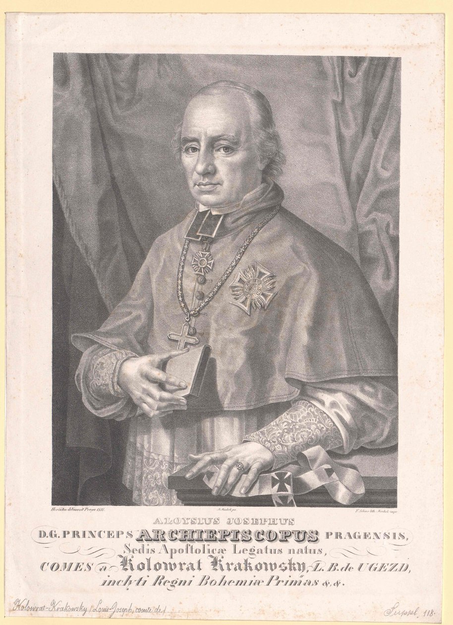 Alojzy Józef hrabia Kołowrat Krakowski autorstwa Artist Unknown