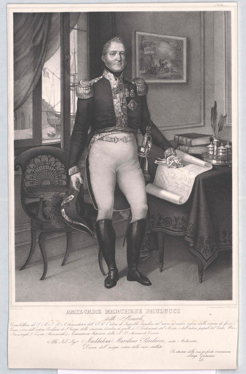 Amilcare markiz Paulucci delle Roncole autorstwa Artist Unknown