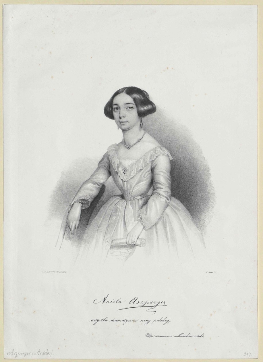 Aniela Aszperger autorstwa Artist Unknown
