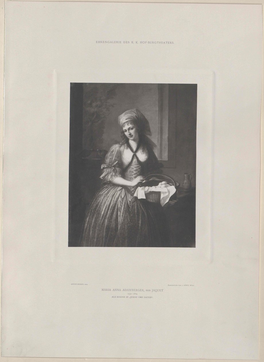 Anna Adamberger-Jaquet autorstwa Artist Unknown