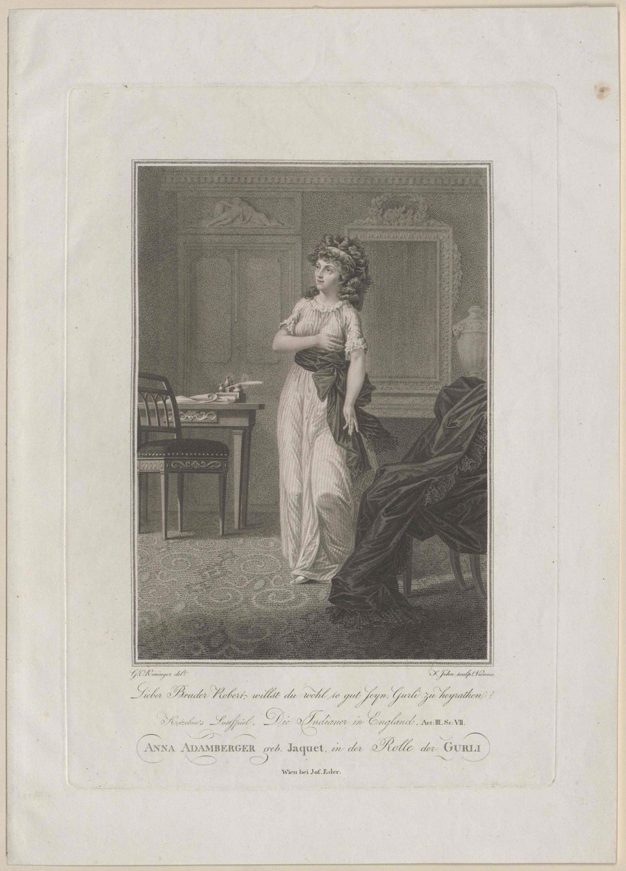 Anna Adamberger-Jaquet autorstwa Artist Unknown