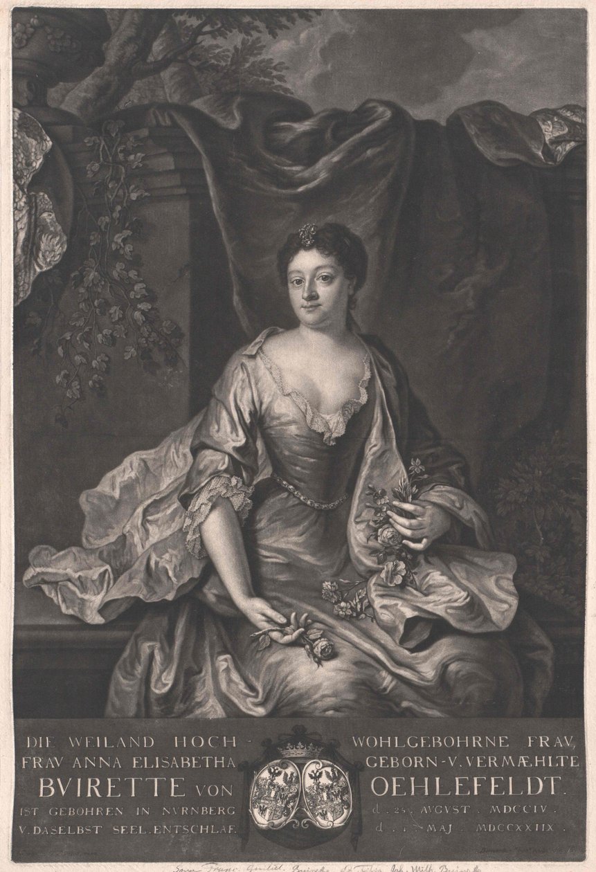Anna Elisabeth Buirette-Oehlefeld autorstwa Artist Unknown