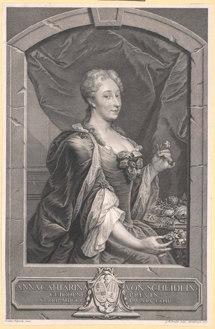 Anna Katharina von Scheidlin autorstwa Artist Unknown