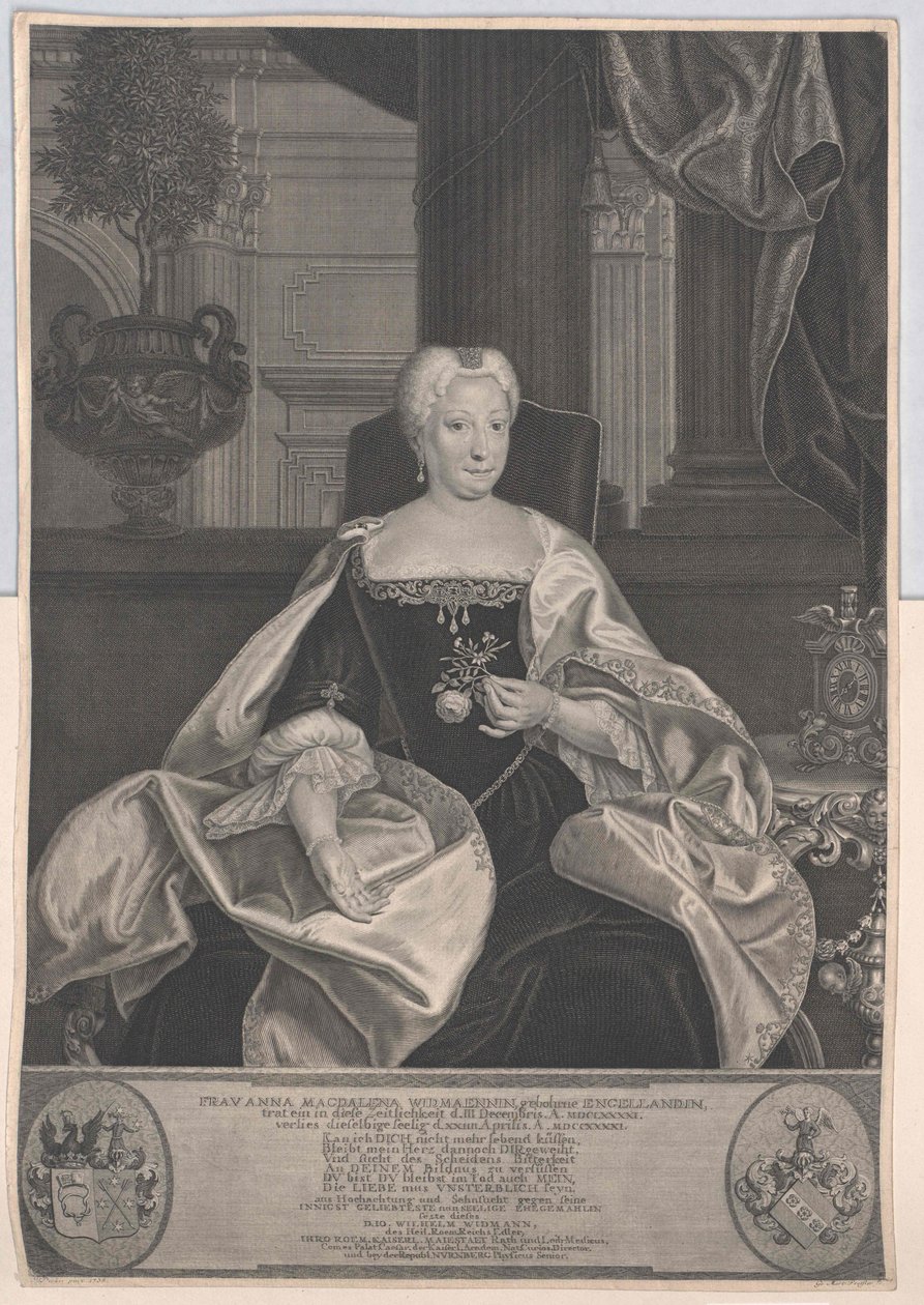 Anna Magdalene Engelland autorstwa Artist Unknown