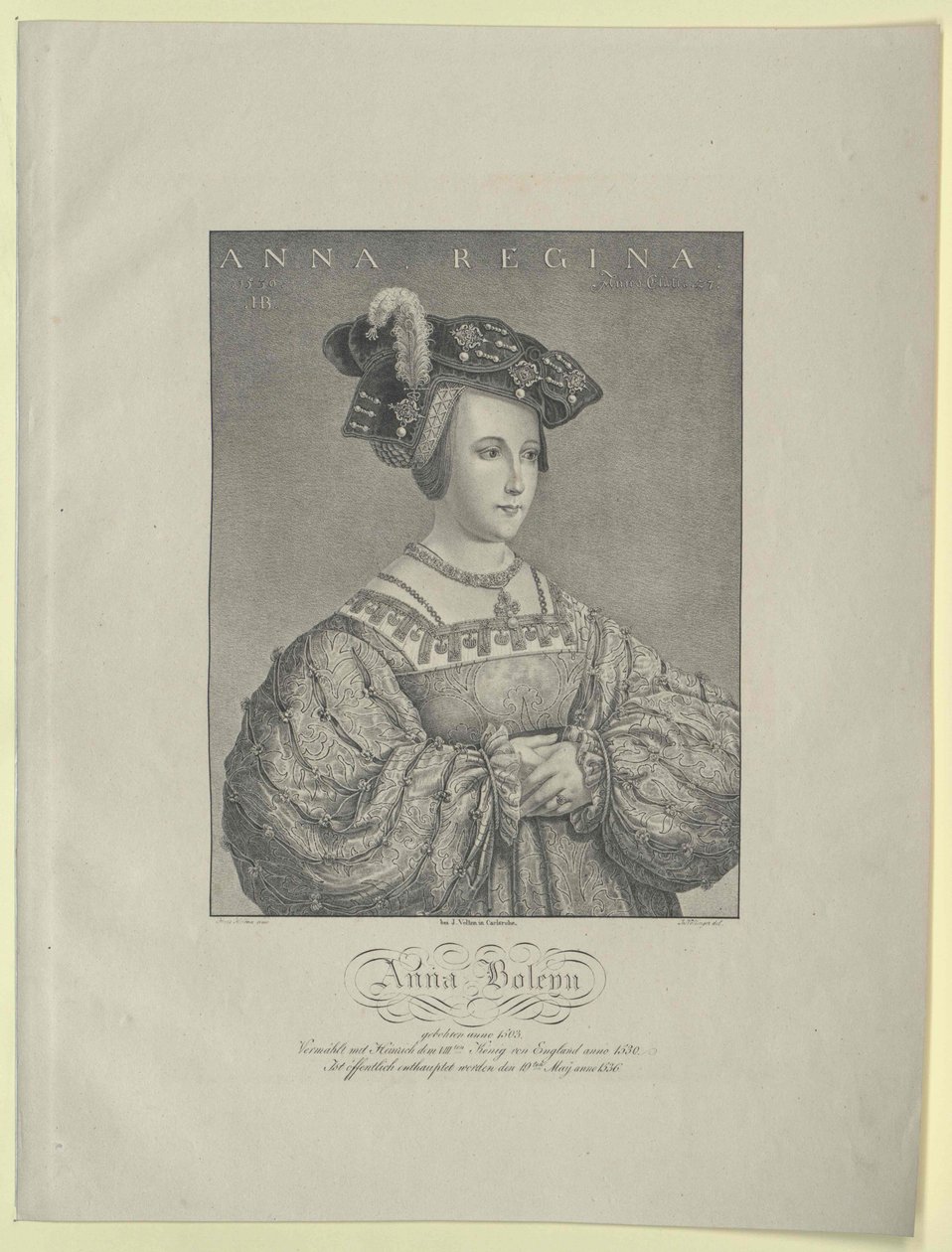 Anna Boleyn autorstwa Artist Unknown