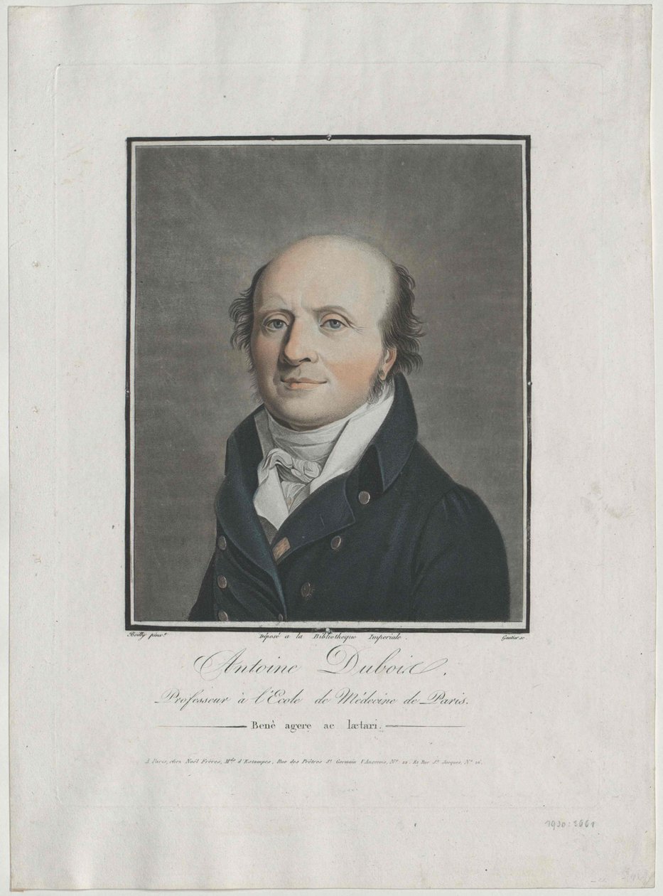 Antoine Baron Dubois (druk) autorstwa Artist Unknown