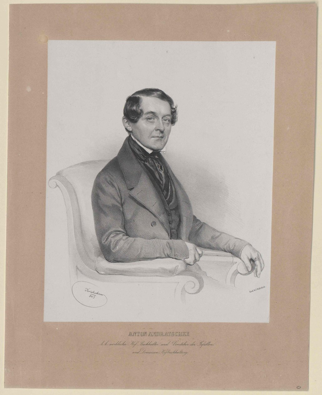 Anton Andratschke autorstwa Artist Unknown
