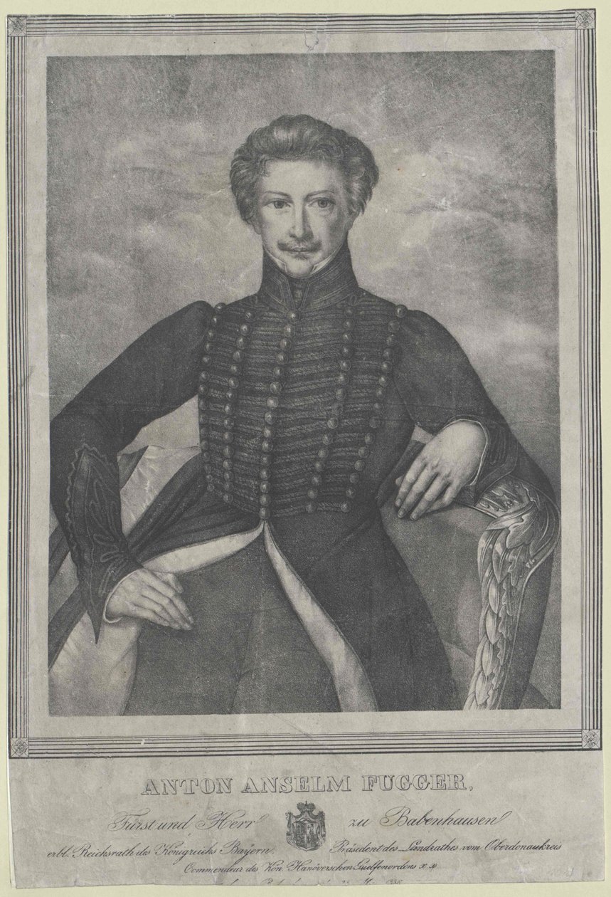 Anton Anselm hrabia Fugger-Babenhausen autorstwa Artist Unknown