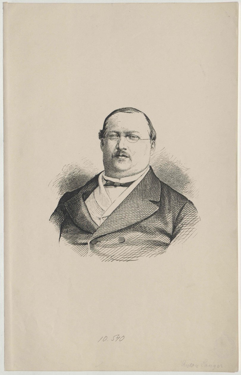 Anton Langer autorstwa Artist Unknown