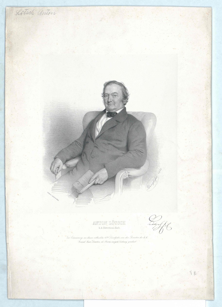 Anton Loetsch autorstwa Artist Unknown