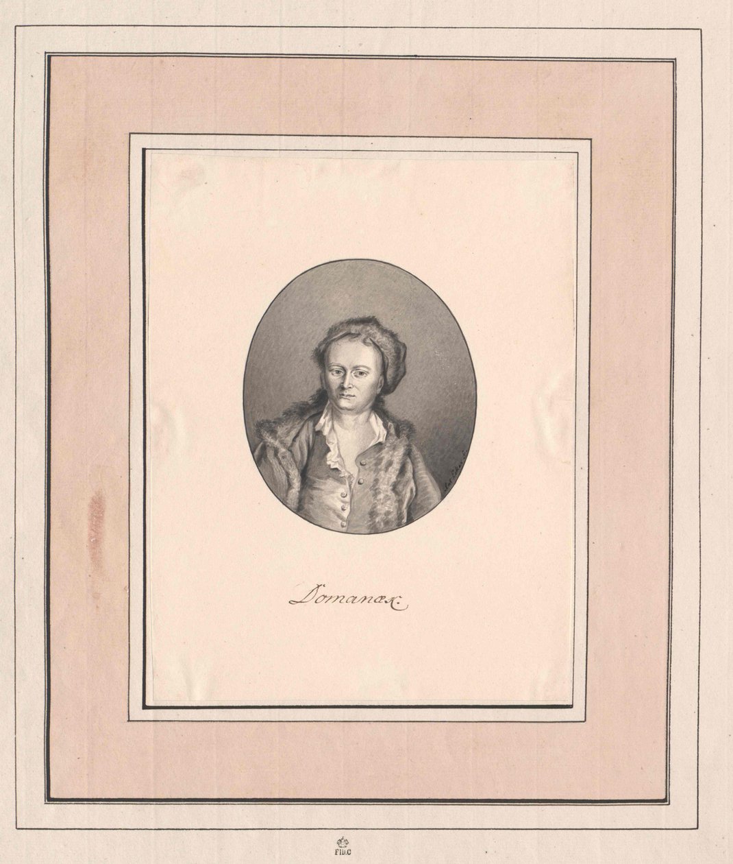 Anton Matthew Joseph Domanoek (druk) autorstwa Artist Unknown