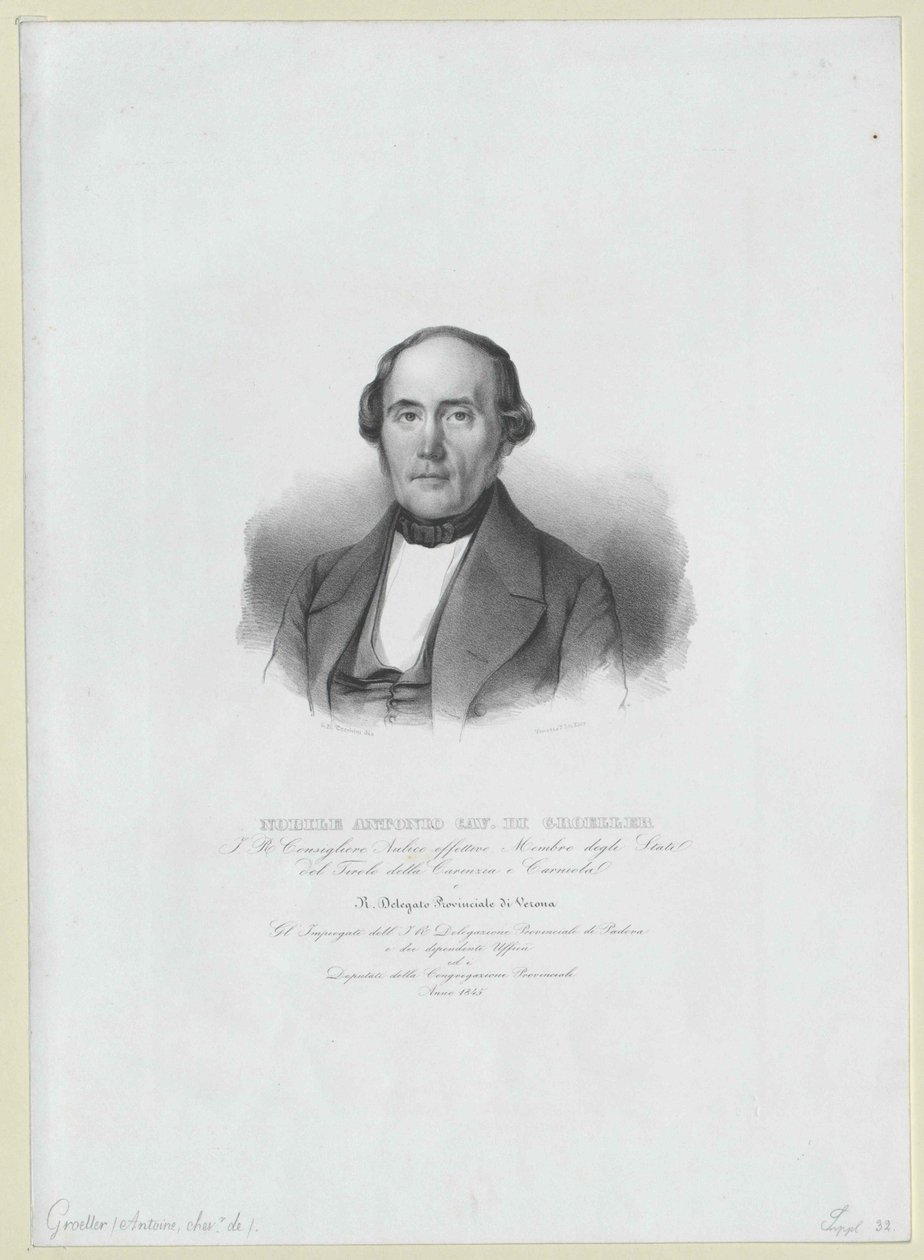 Anton Ritter Groeller autorstwa Artist Unknown