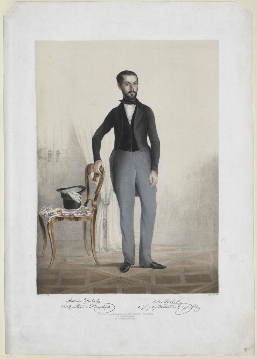 Anton Strobach autorstwa Artist Unknown