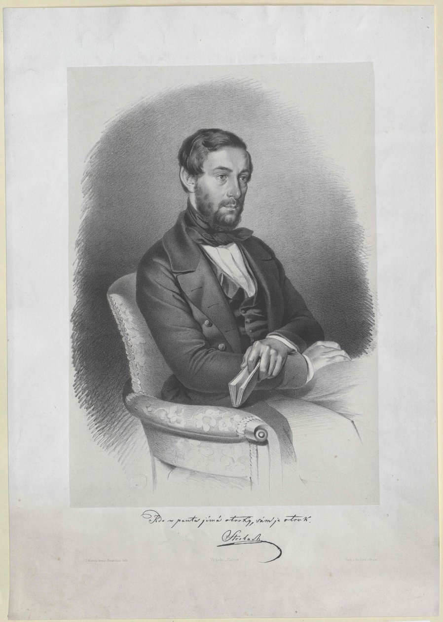 Anton Strobach autorstwa Artist Unknown