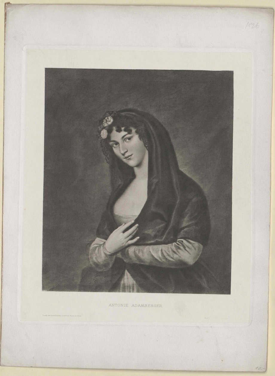 Antonie Adamberger autorstwa Artist Unknown