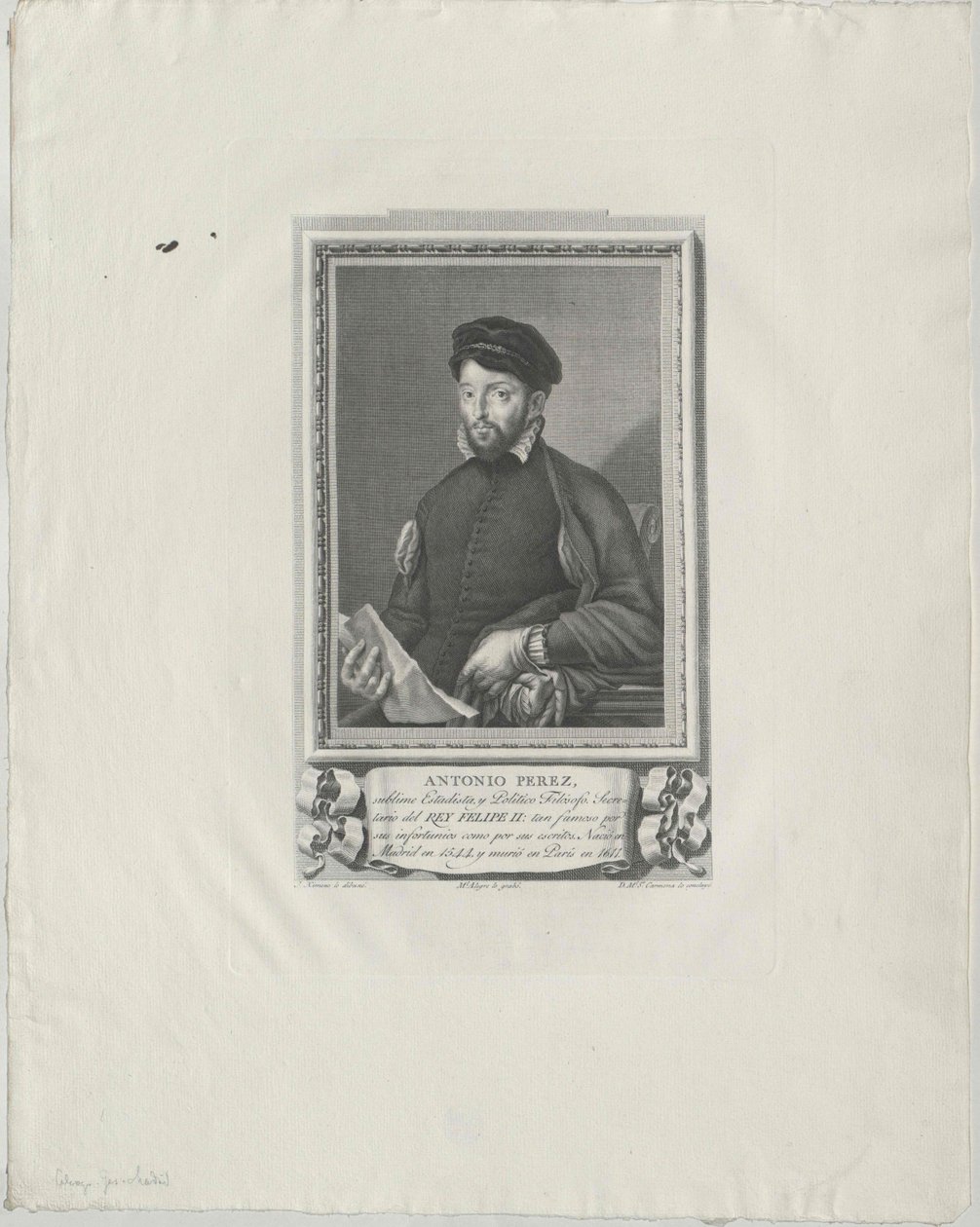 Antonio Perez autorstwa Artist Unknown