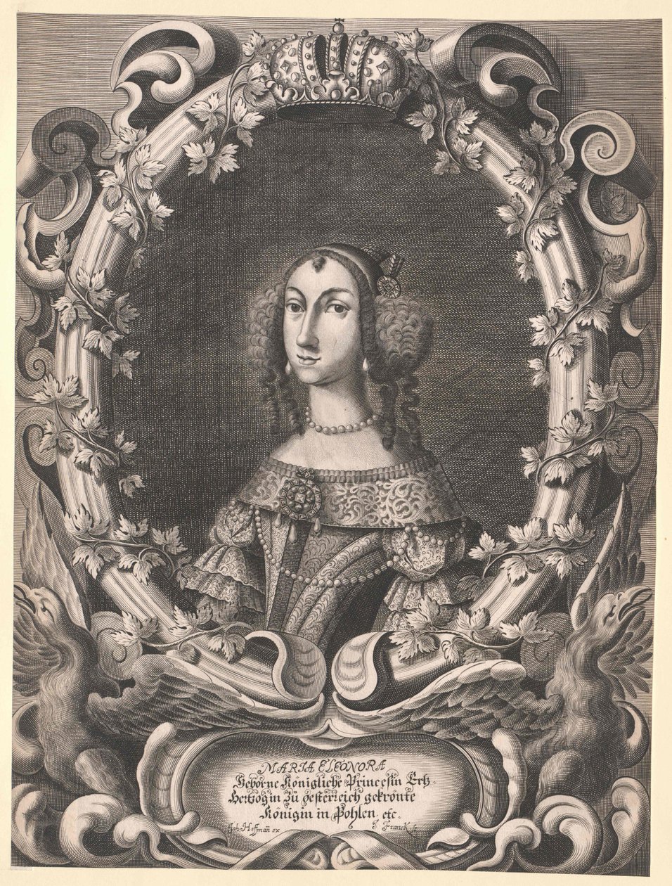 Arcyksiężna Austrii Eleonora Maria Józefa autorstwa Artist Unknown