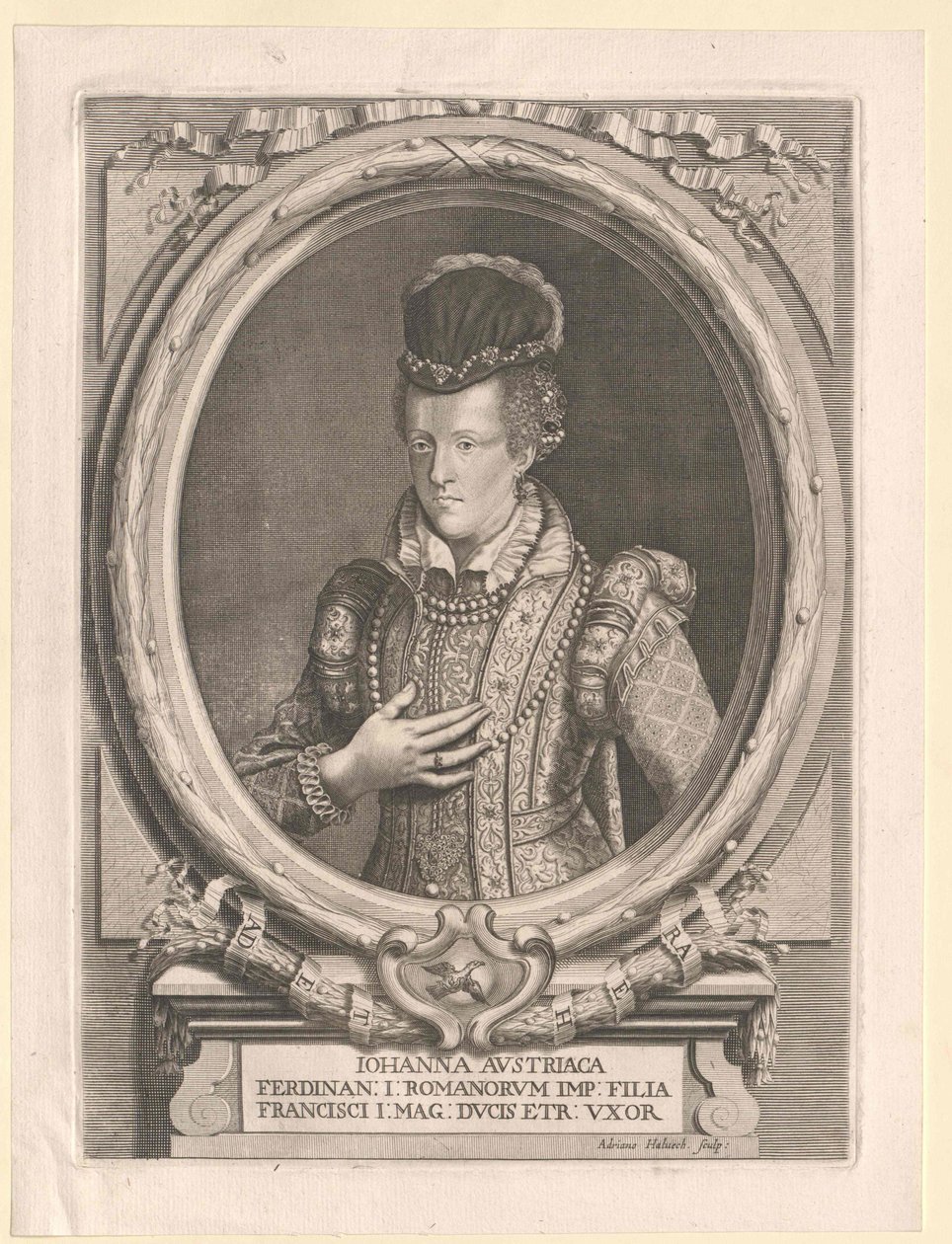 Arcyksiężna Austrii Johanna autorstwa Artist Unknown