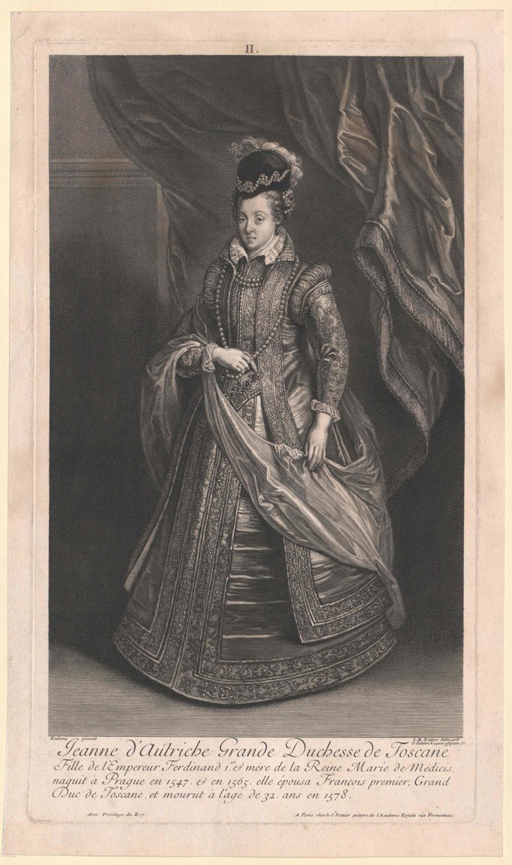 Arcyksiężna Austrii Johanna autorstwa Artist Unknown