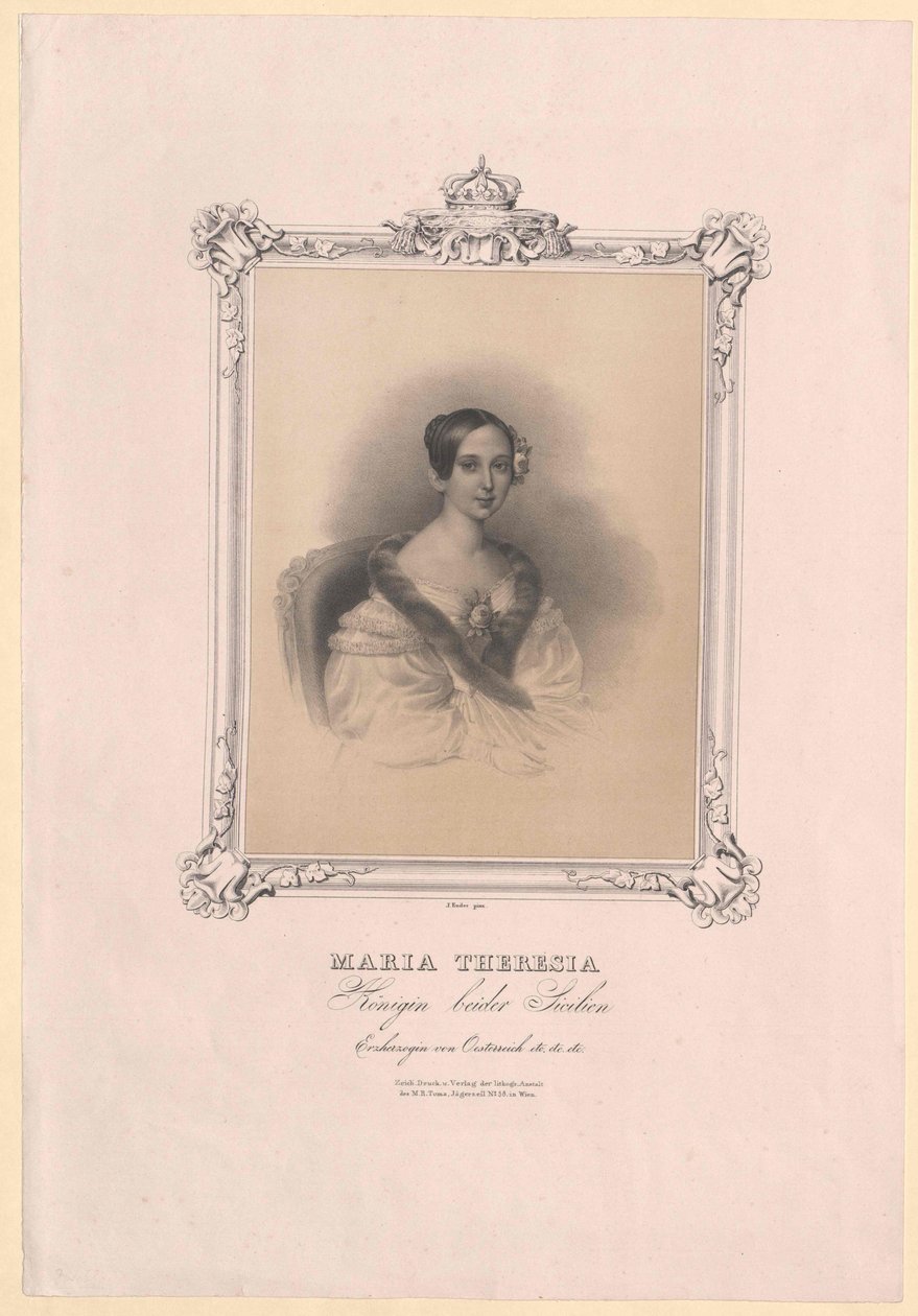 Arcyksiężna Austrii Maria Teresa autorstwa Artist Unknown
