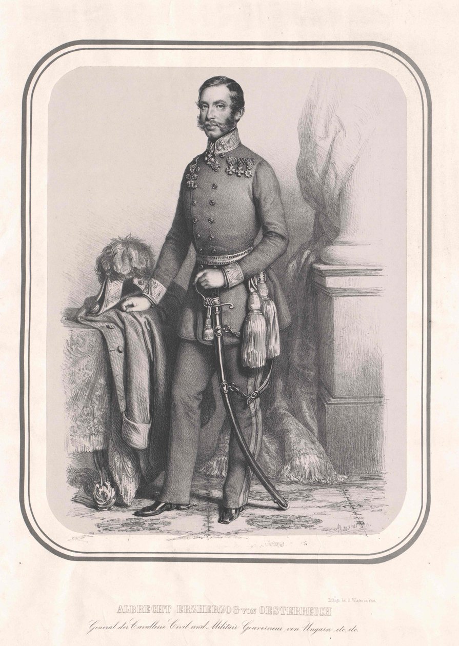 Arcyksiążę Austrii Albrecht autorstwa Artist Unknown