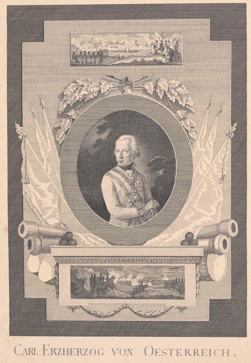 Arcyksiążę Austrii Karol autorstwa Artist Unknown