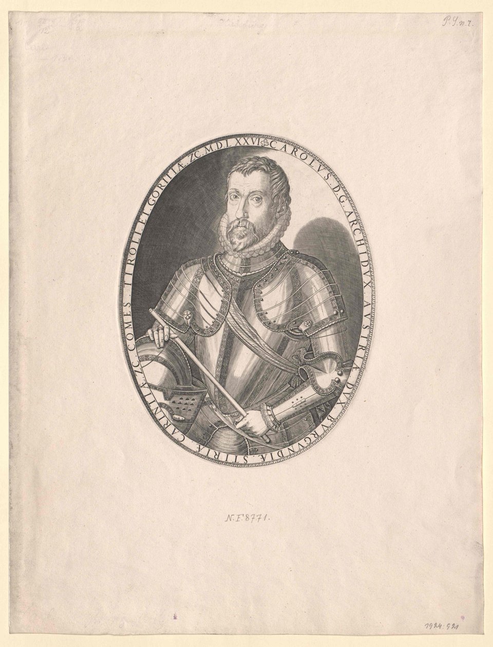 Arcyksiążę Austrii Karol autorstwa Artist Unknown