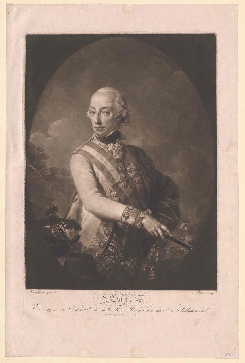 Arcyksiążę Austrii Karol autorstwa Artist Unknown