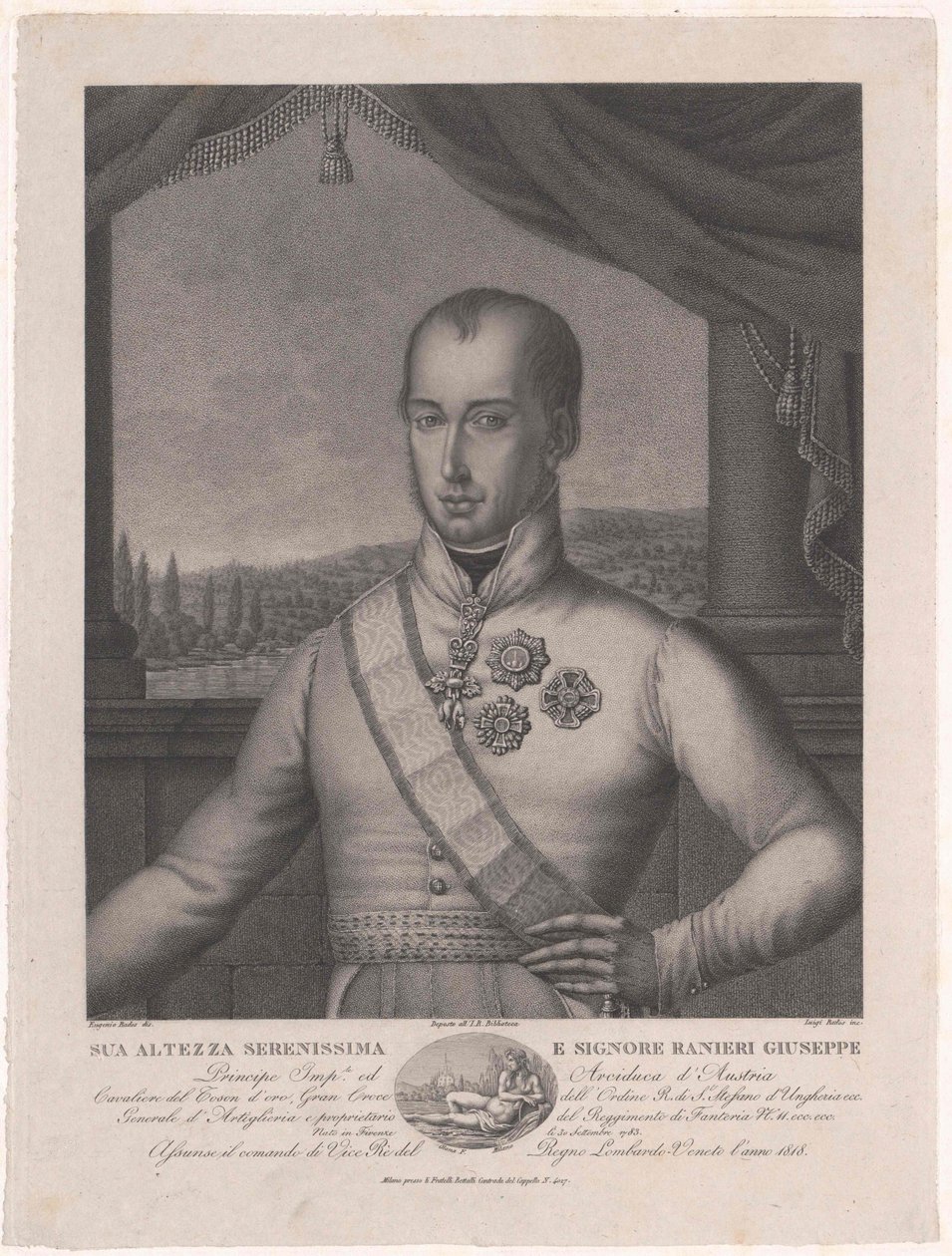 Arcyksiążę Austrii Rainer autorstwa Artist Unknown