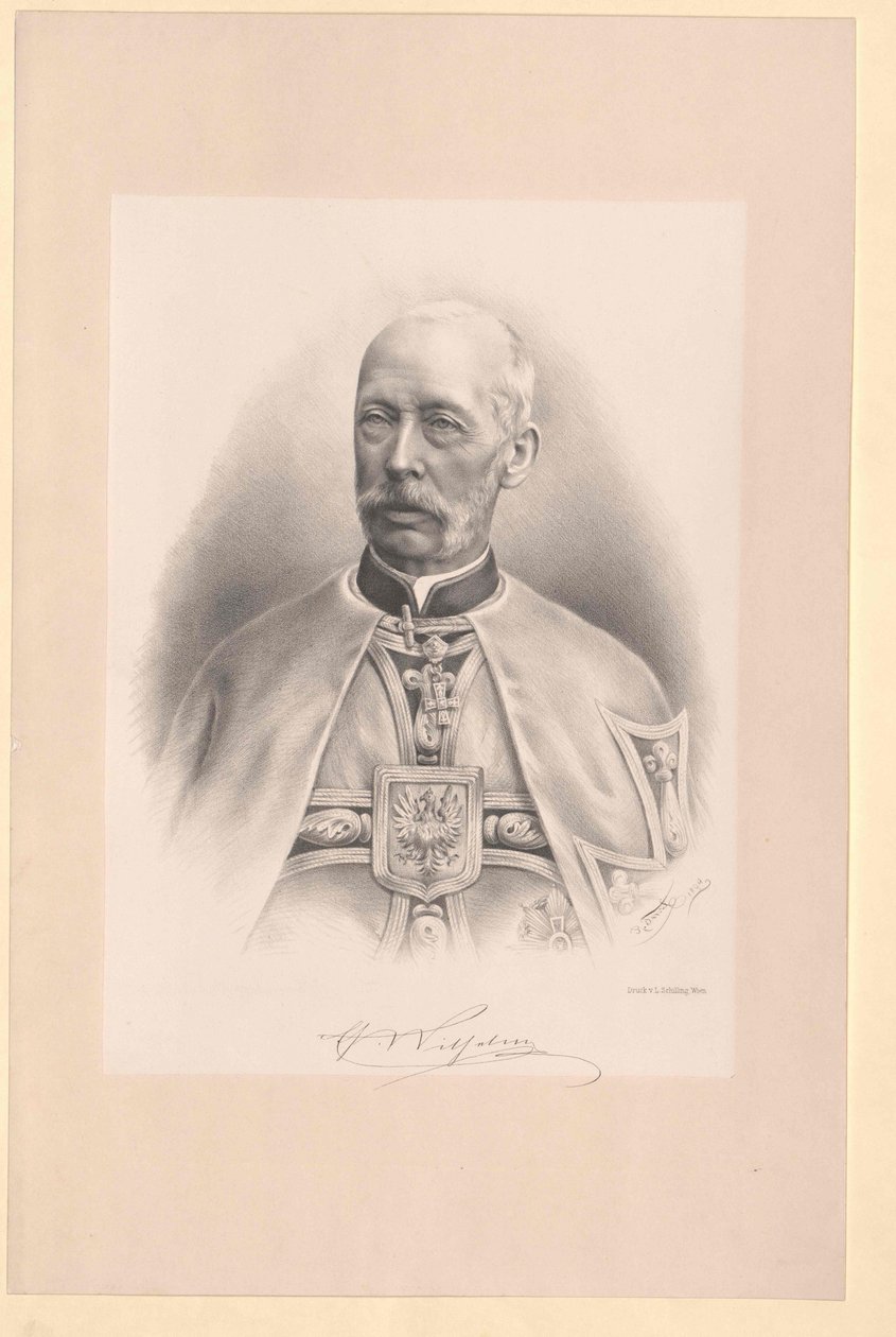 Arcyksiążę Austrii Wilhelm (druk) autorstwa Artist Unknown