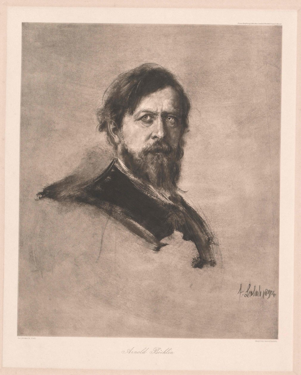 Arnold Boecklin autorstwa Artist Unknown