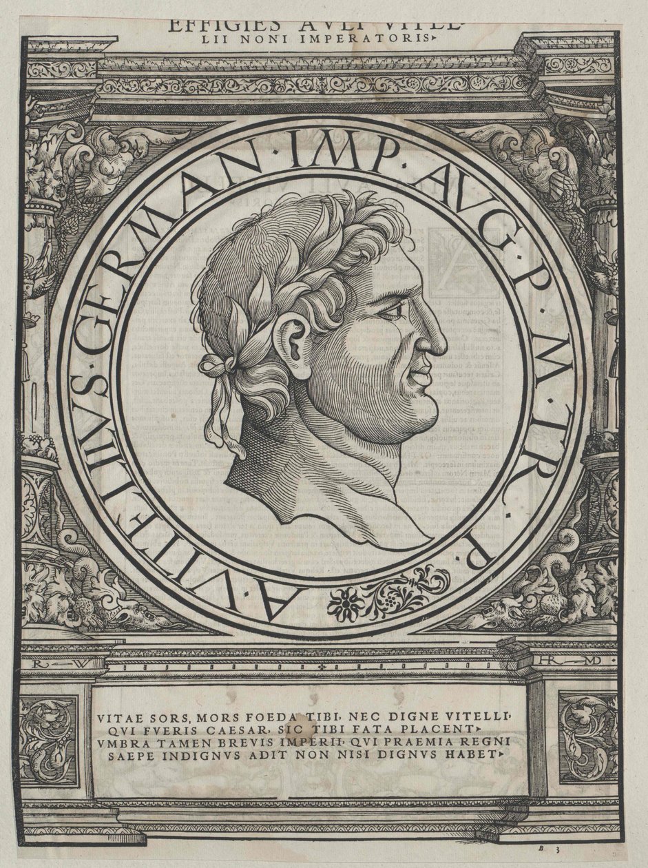 Aulus Vitellius autorstwa Artist Unknown