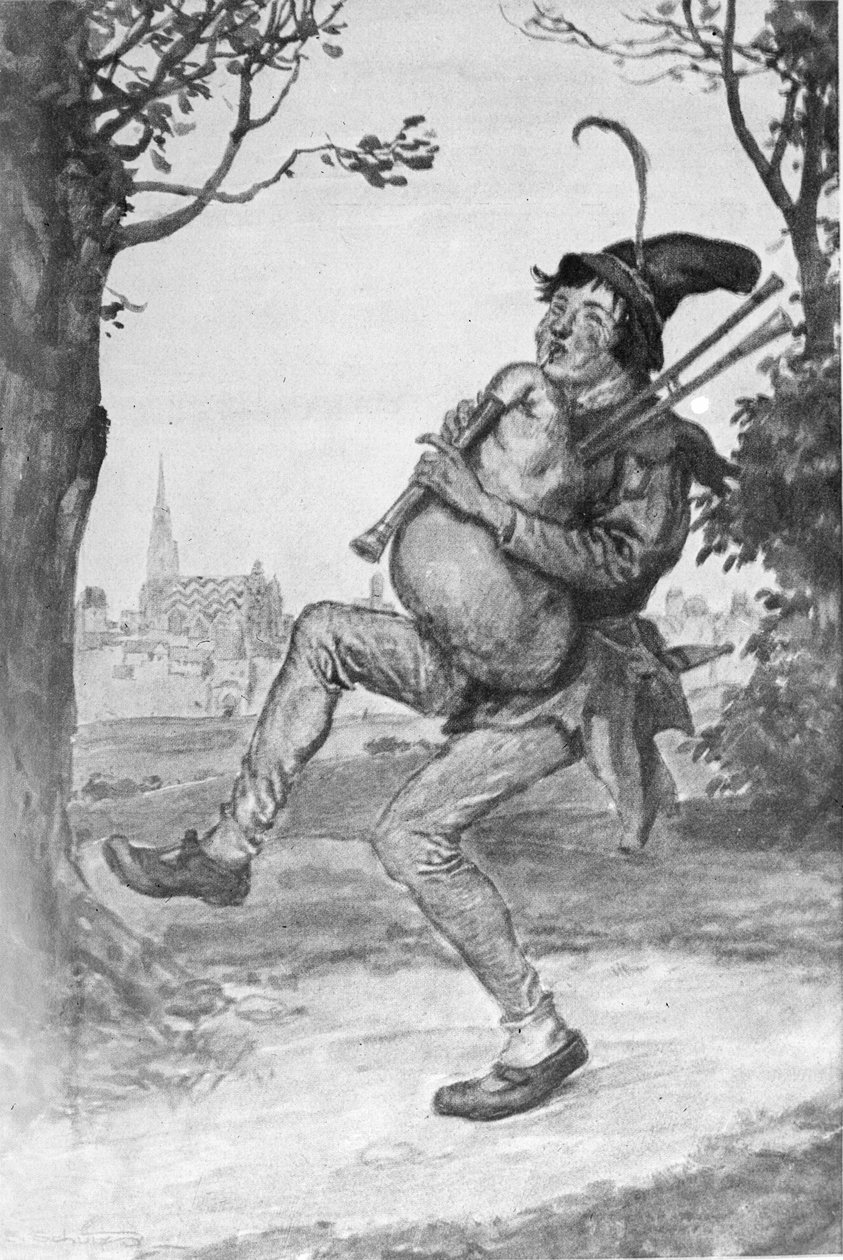 Dudy dmące w miłość Augustyna autorstwa Artist Unknown