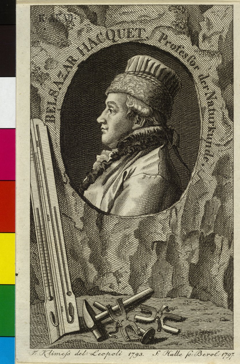 Baltazar Hacquet de La motte (druk) autorstwa Artist Unknown