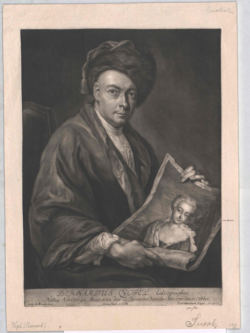 Bernard Vogel autorstwa Artist Unknown