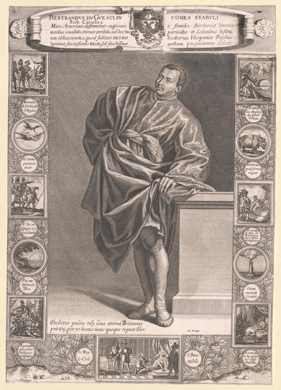 Bertrand du Guesclin autorstwa Artist Unknown