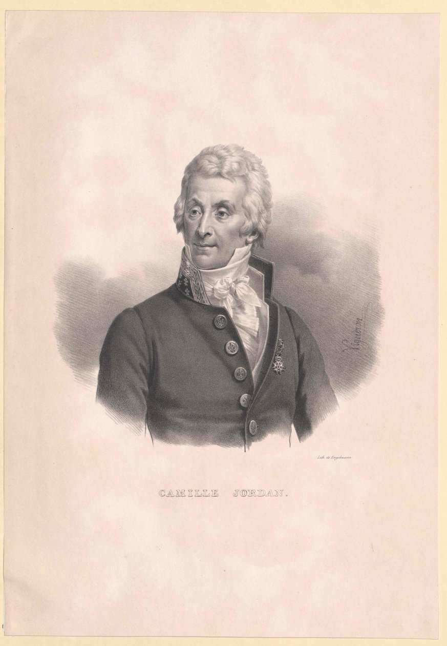 Camille Jordan (druk) autorstwa Artist Unknown