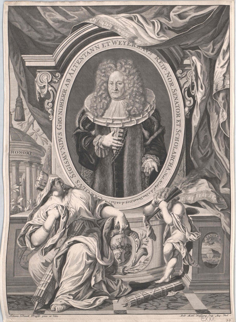 Carl Sigismund pan dworu von Altenthann i Weyherhaus autorstwa Artist Unknown