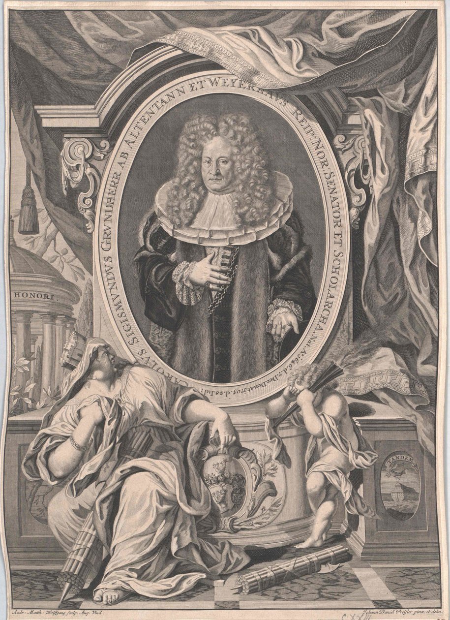 Carl Sigismund pan dworu von Altenthann i Weyherhaus autorstwa Artist Unknown