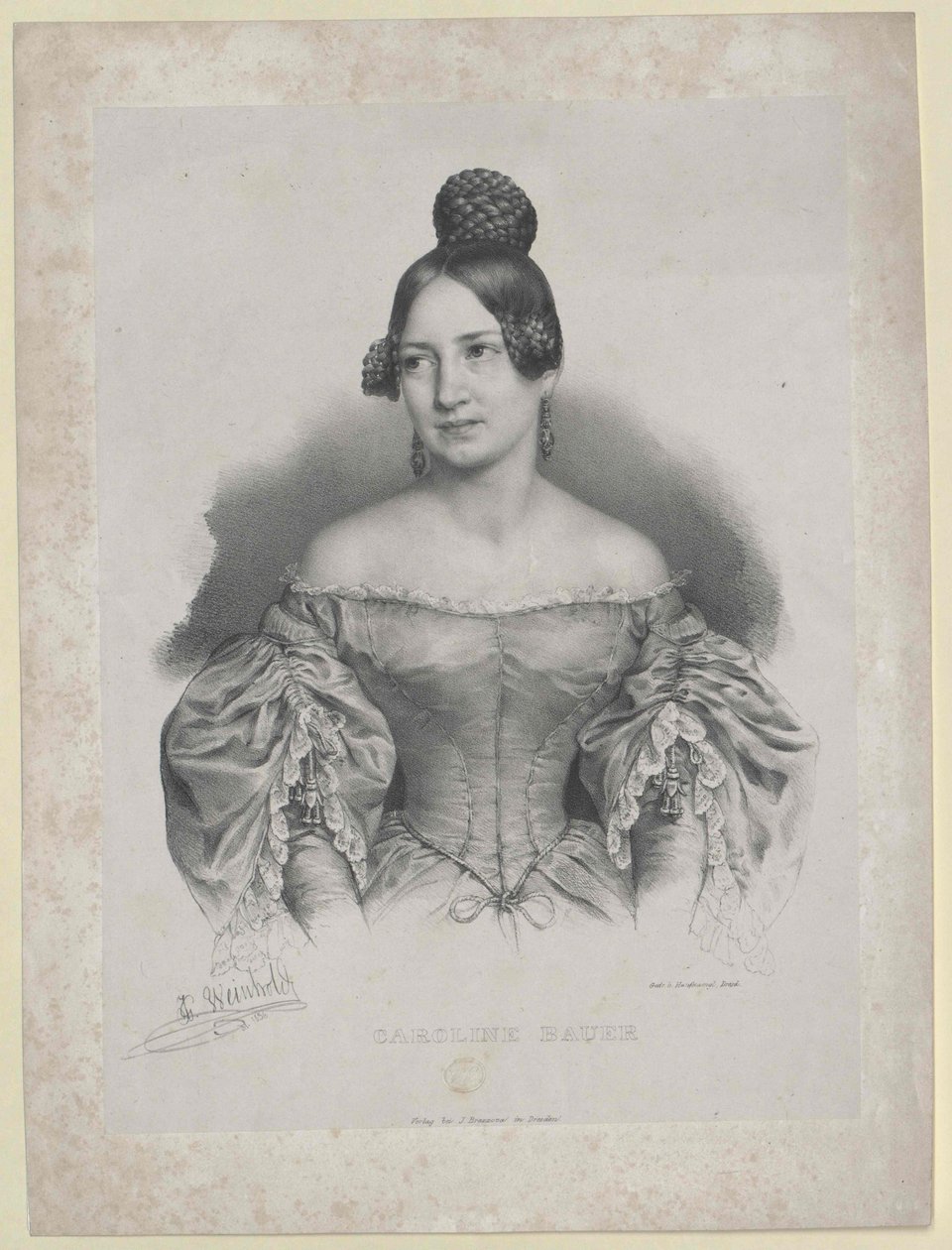 Caroline Bauer autorstwa Artist Unknown