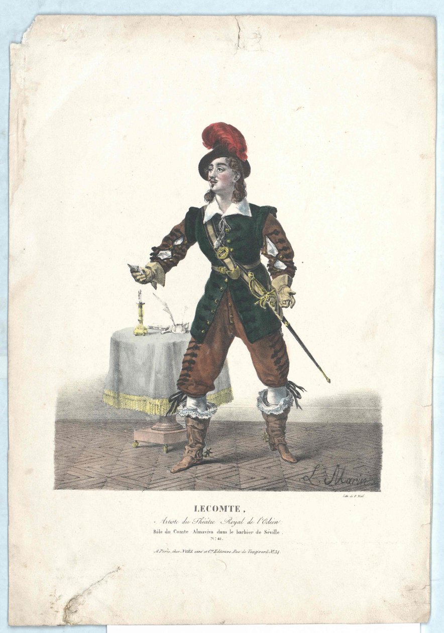 Charles Horace Badun Lecomte autorstwa Artist Unknown