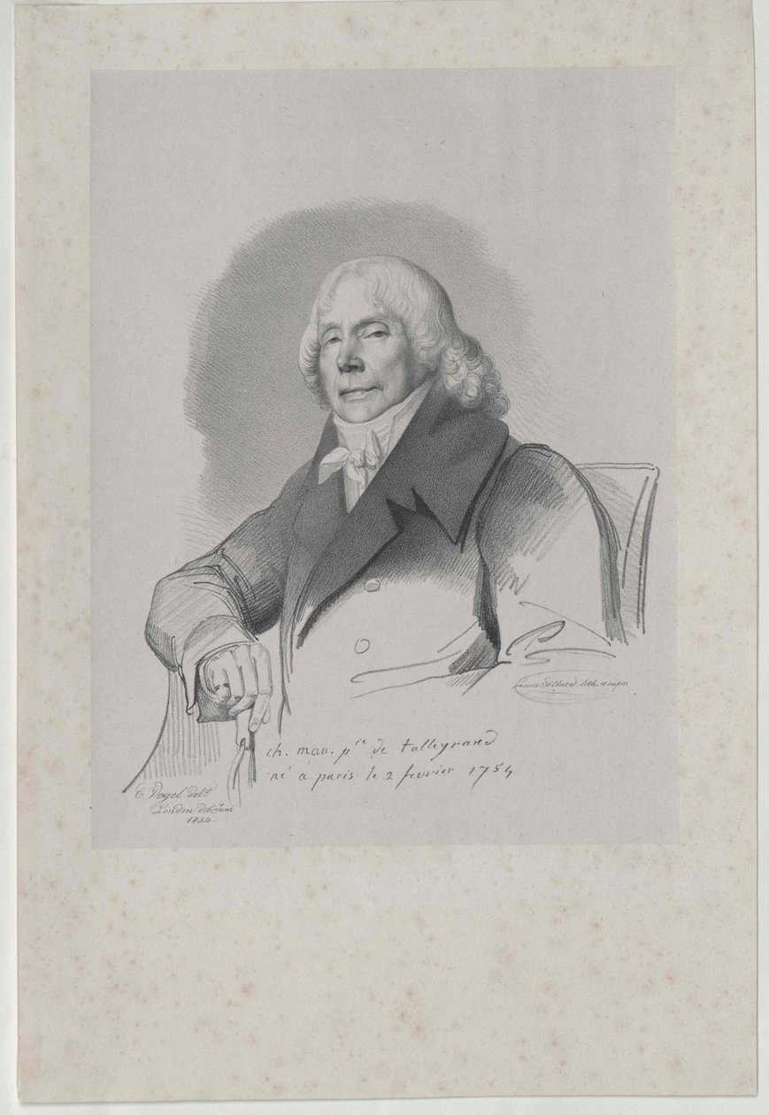 Charles Maurice książę Talleyrand-Perigord autorstwa Artist Unknown