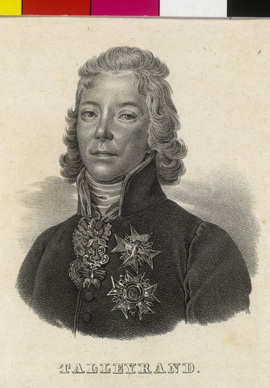 Charles Maurice książę Talleyrand-Perigord autorstwa Artist Unknown