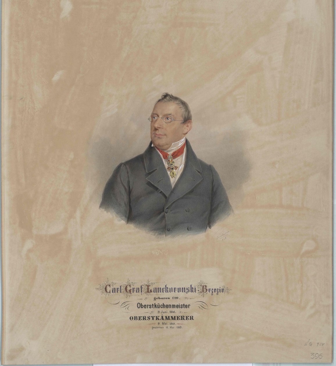 Karol hrabia Lanckoroński-Brzezie autorstwa Artist Unknown