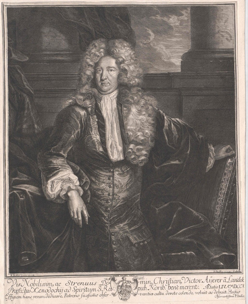 Christian Victor Ayrer autorstwa Artist Unknown